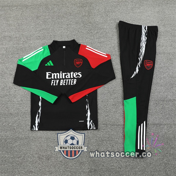 Tracksuit Arsenal Black Green Red 2024-2025