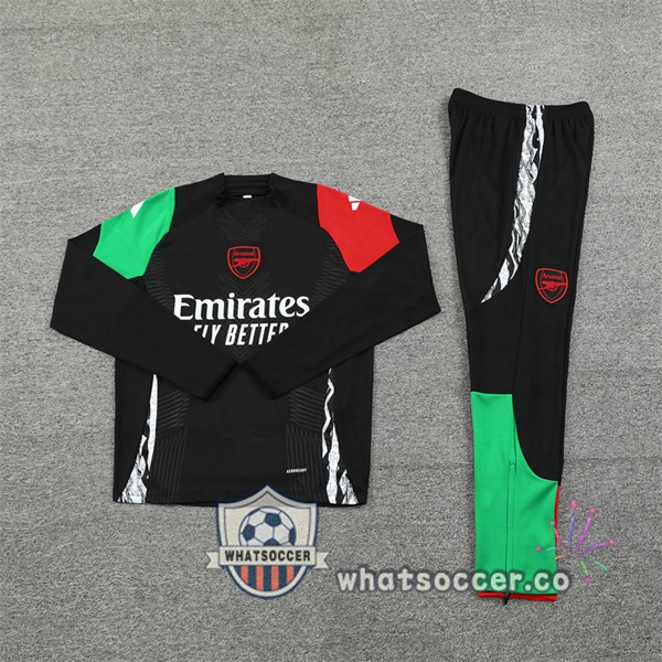 Tracksuit Arsenal Black Green Red 2024-2025