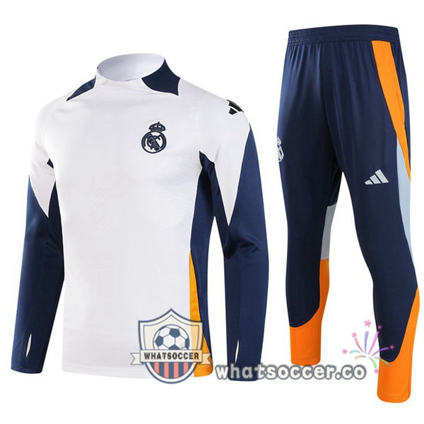 Tracksuit Real Madrid White 2024-2025