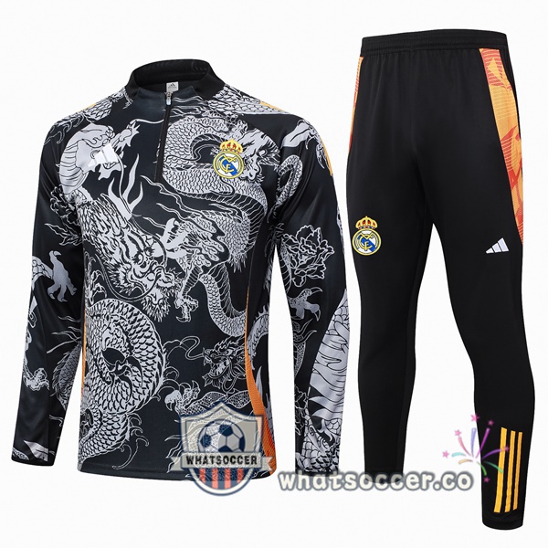 Tracksuit Real Madrid Black 2024-2025