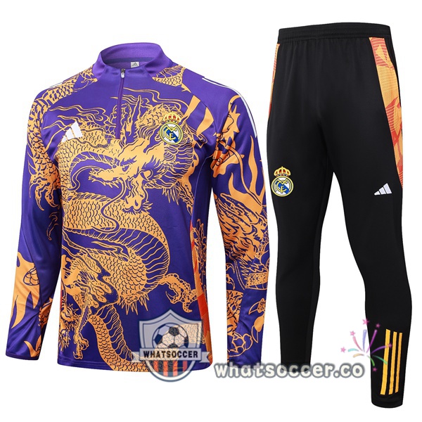 Tracksuit Real Madrid Purple 2024-2025