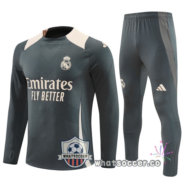 Tracksuit Real Madrid Gray 2024-2025
