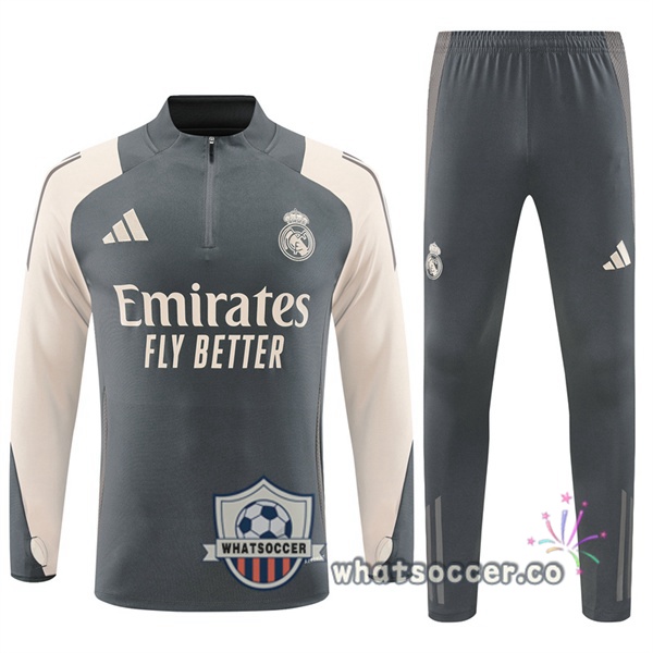 Tracksuit Real Madrid Gray 2024-2025