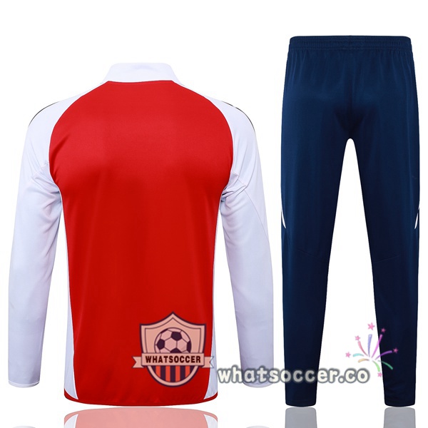 Training Jacket Arsenal Red White 2024-2025