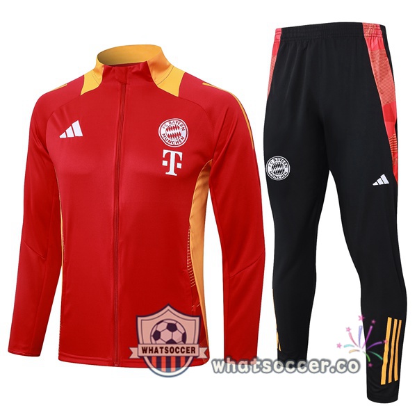 Training Jacket Bayern Munich Red 2024-2025