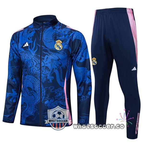 Training Jacket Real Madrid Blue Royal 2024-2025