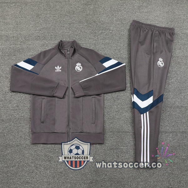 Training Jacket Real Madrid Gray 2024-2025