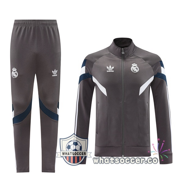 Training Jacket Real Madrid Gray 2024-2025