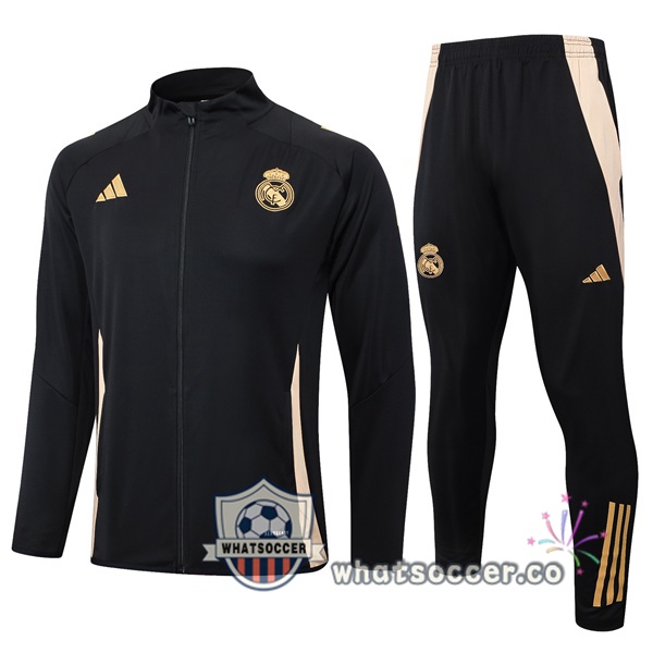 Training Jacket Real Madrid Black 2024-2025