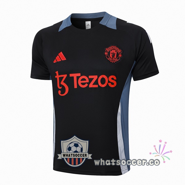Manchester United Training T-Shirts Black 2024-2025