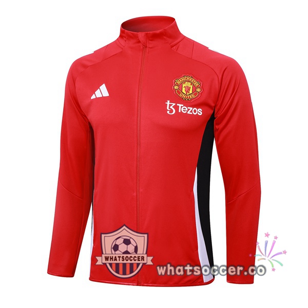 Soccer Jacket Manchester United Red 2024-2025