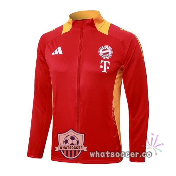 Soccer Jacket Bayern Munich Red 2024-2025