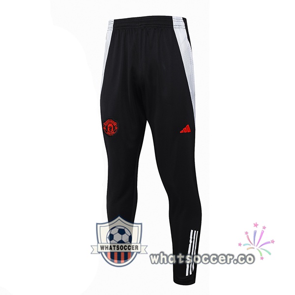 Manchester United Soccer Pants Black 2024-2025