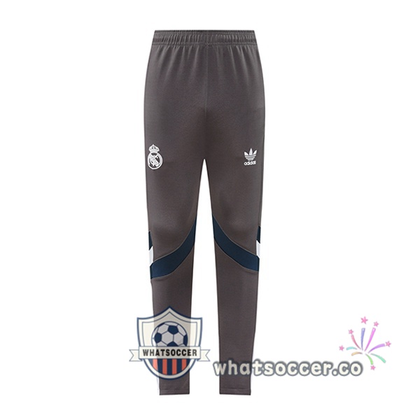 Real Madrid Soccer Pants Gray 2024-2025