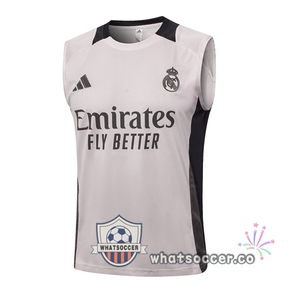 Real Madrid Soccer Vest Gray 2024-2025
