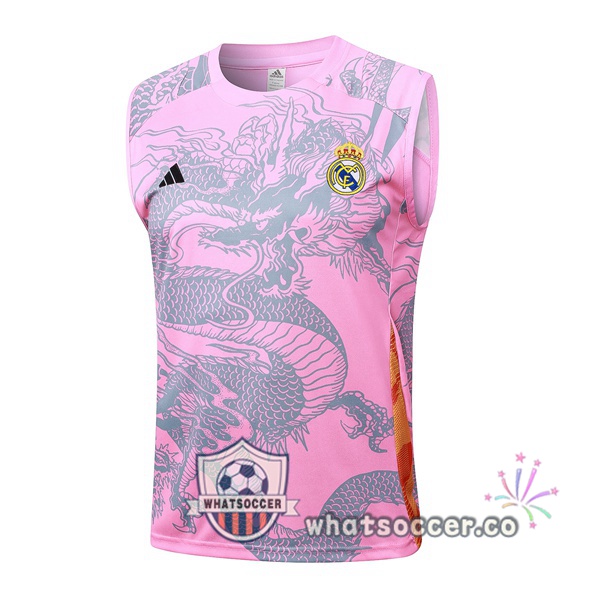Real Madrid Soccer Vest Rose 2024-2025