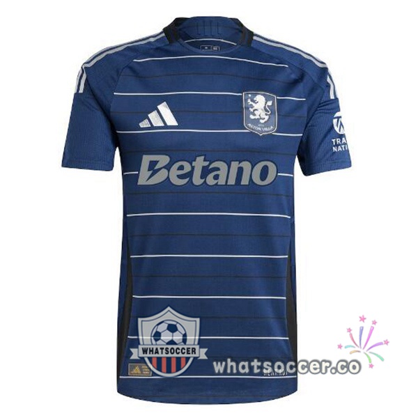 Aston Villa Third Soccer Jerseys Blue 2024-2025