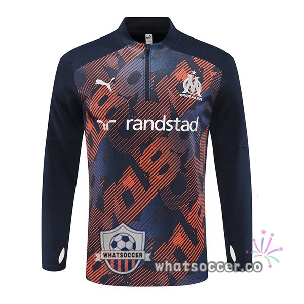 Soccer Sweater Olympique de Marseille Blue Royal 2024-2025
