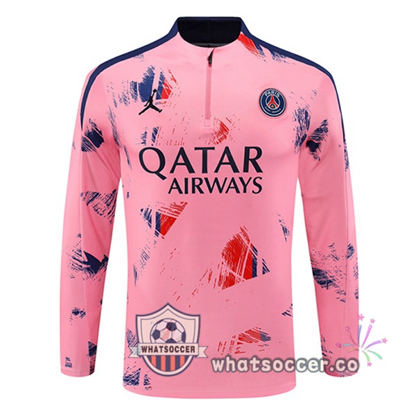 Soccer Sweater Paris PSG Rose 2024-2025