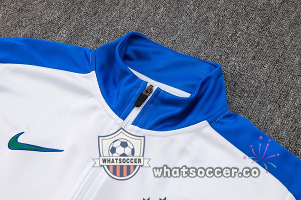 Training Jacket Brazil White 2024-2025