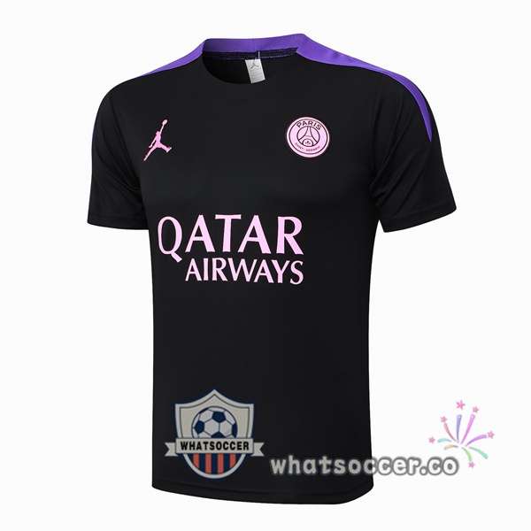 Paris PSG Training T-Shirts Black 2024-2025