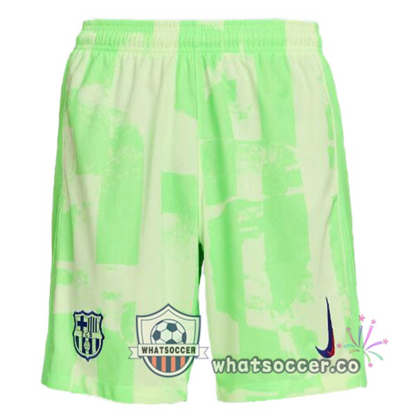 FC Barcelona Third Soccer Shorts Green 2024-2025