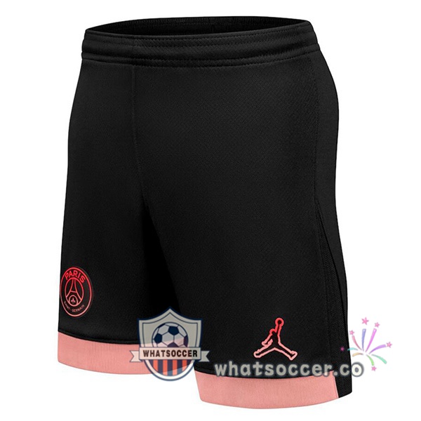 Paris PSG Third Soccer Shorts Black 2024-2025