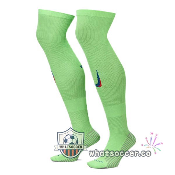 Barcelona Third Soccer Socks Green 2024-2025