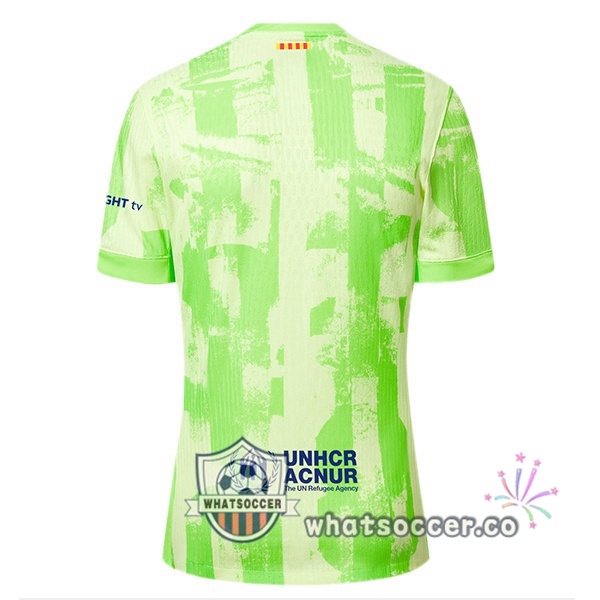 FC Barcelona Third Soccer Jerseys Green 2024-2025