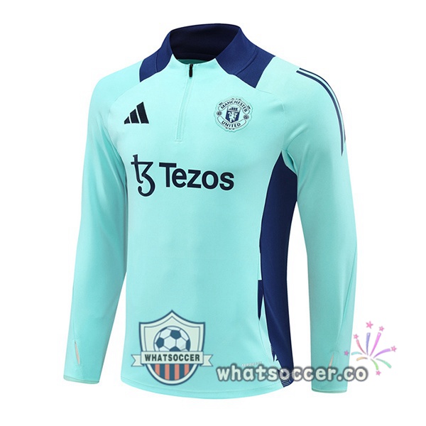 Soccer Sweater Manchester United Blue 2024-2025