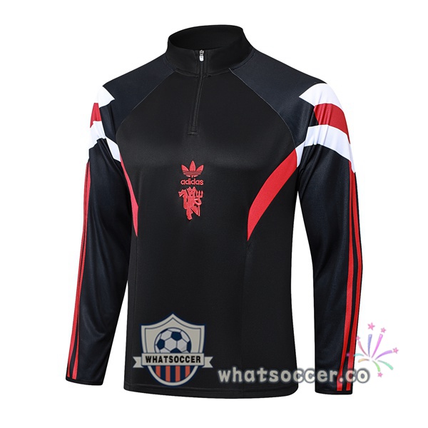 Soccer Sweater Manchester United Black 2024-2025