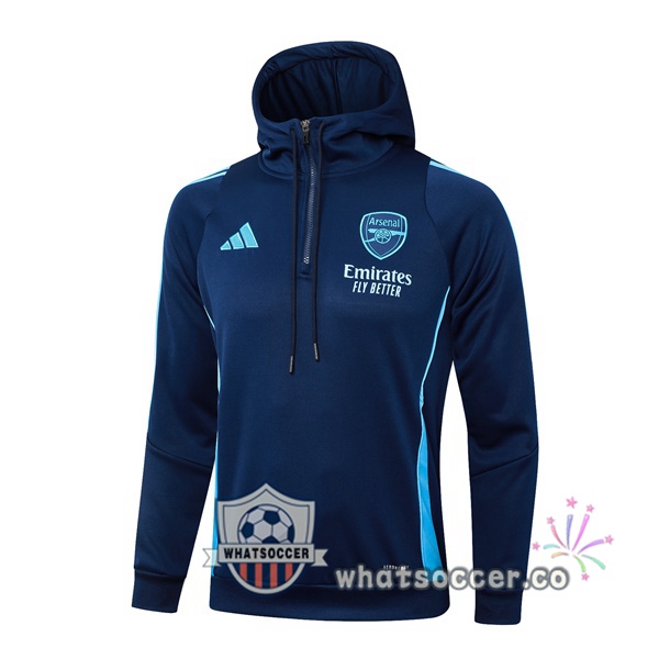 Hooded Sweatshirt Arsenal Blue Royal 2024-2025