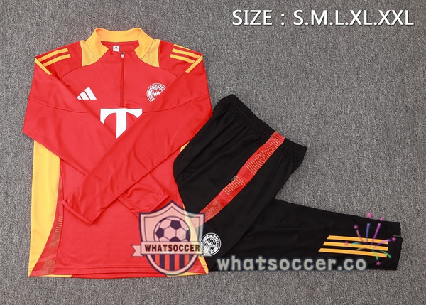 Tracksuit Bayern Munich Red 2024-2025