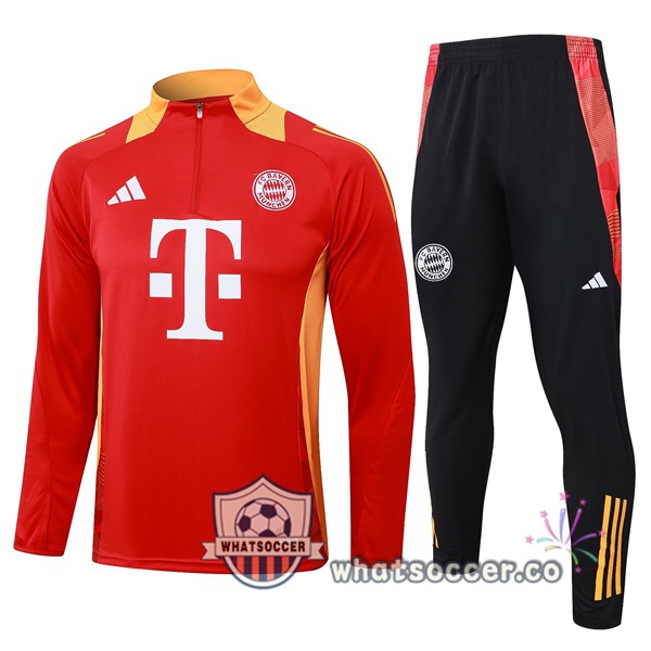 Tracksuit Bayern Munich Red 2024-2025