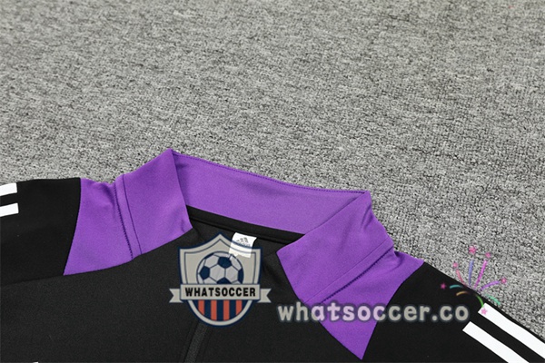 Tracksuit Real Madrid Purple Black 2024-2025