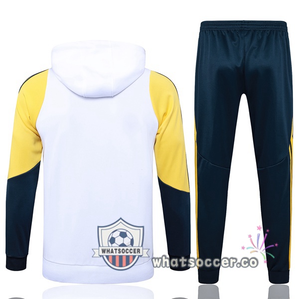 Tracksuit - Hooded Real Madrid White Yellow 2024-2025