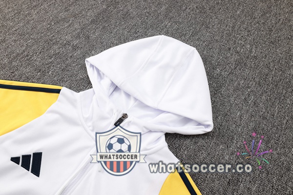 Tracksuit - Hooded Real Madrid White Yellow 2024-2025