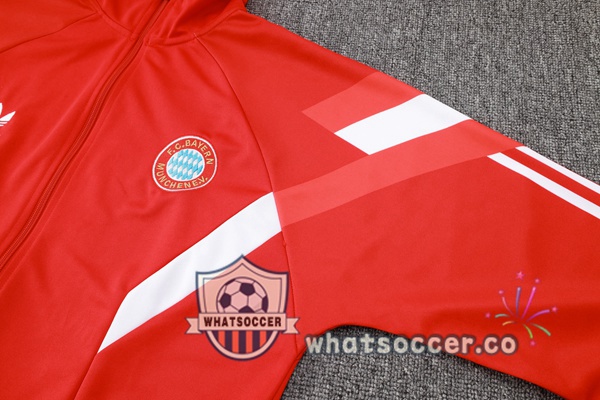 Training Jacket Bayern Munich Red 2024-2025