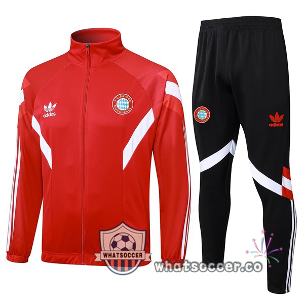 Training Jacket Bayern Munich Red 2024-2025