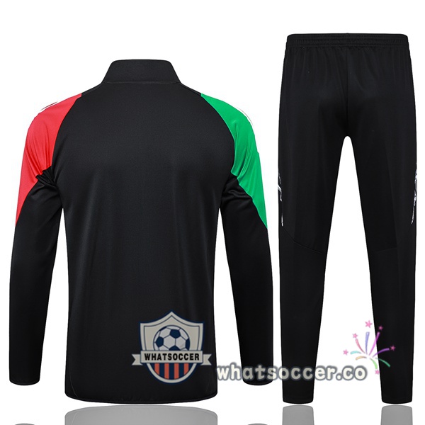 Training Jacket Arsenal Black Red Green 2024-2025
