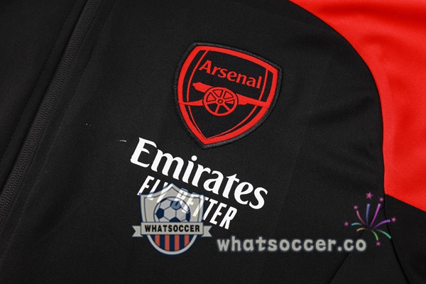 Training Jacket Arsenal Black Red Green 2024-2025