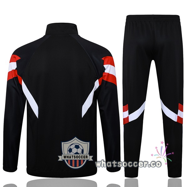 Training Jacket Manchester United Black 2024-2025
