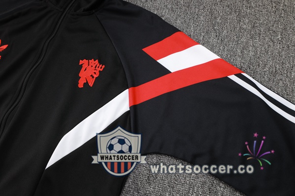 Training Jacket Manchester United Black 2024-2025