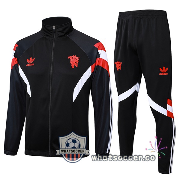 Training Jacket Manchester United Black 2024-2025