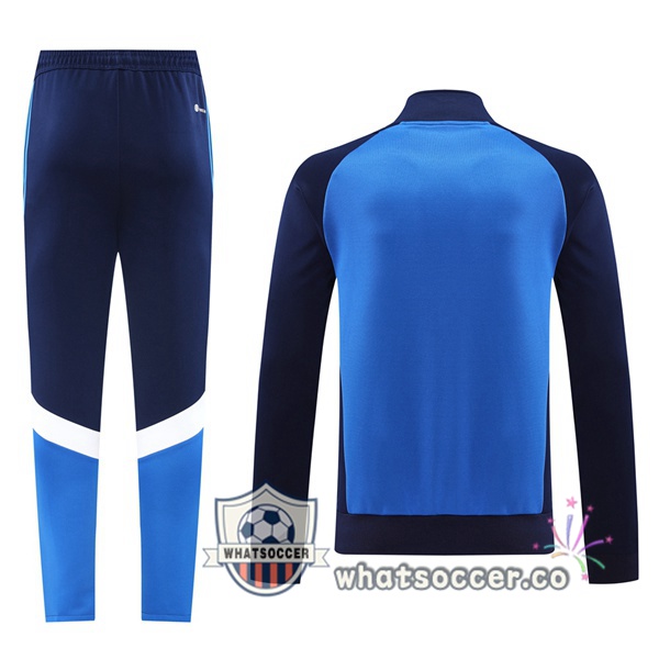 Training Jacket Manchester United Blue Royal 2024-2025