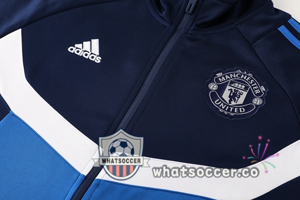 Training Jacket Manchester United Blue Royal 2024-2025