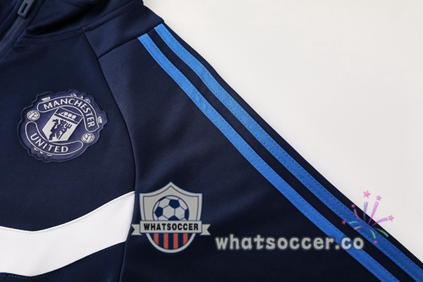 Training Jacket Manchester United Blue Royal 2024-2025