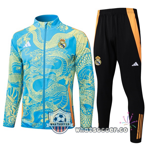 Training Jacket Real Madrid Blue 2024-2025