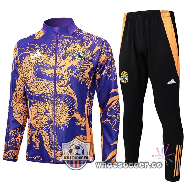 Training Jacket Real Madrid Purple 2024-2025