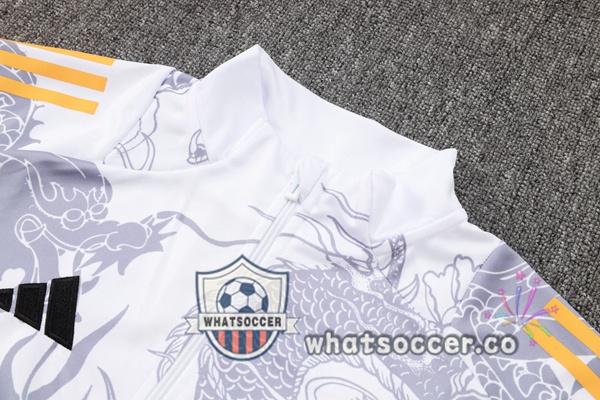 Training Jacket Real Madrid White 2024-2025